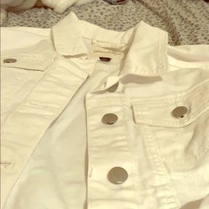 White jean jacket